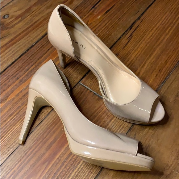 Tahari Shoes - Tahari nude platform heels 8